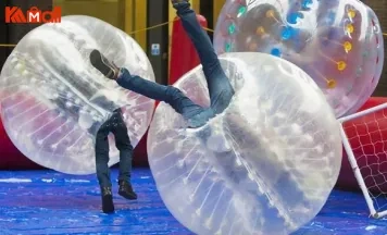 inflatable rolling ball for land zorbing